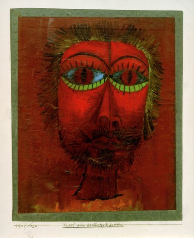 有名な強盗の頭 作： Paul Klee