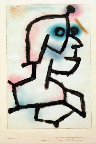 戦士の鋼の外観 作： Paul Klee