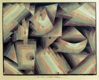 クリスタルグラデーション 作： Paul Klee