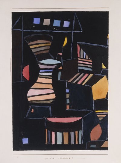 pátio artificial 作： Paul Klee