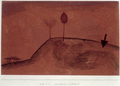 Paisagem em arrebol 作： Paul Klee