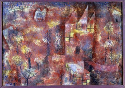 子供のいる風景（パステル） 作： Paul Klee