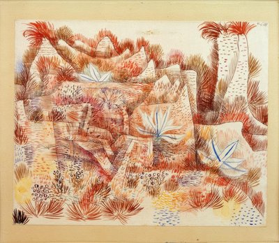 アガベのいる風景 作： Paul Klee
