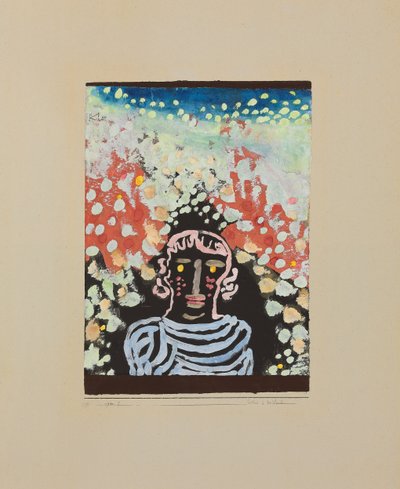 バウアーの肖像。 あずまやの肖像画 作： Paul Klee