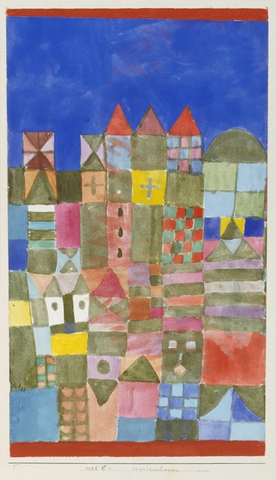 casa de Mariam 作： Paul Klee