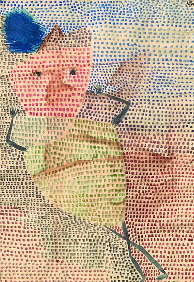 マスクシラミ、1931 作： Paul Klee