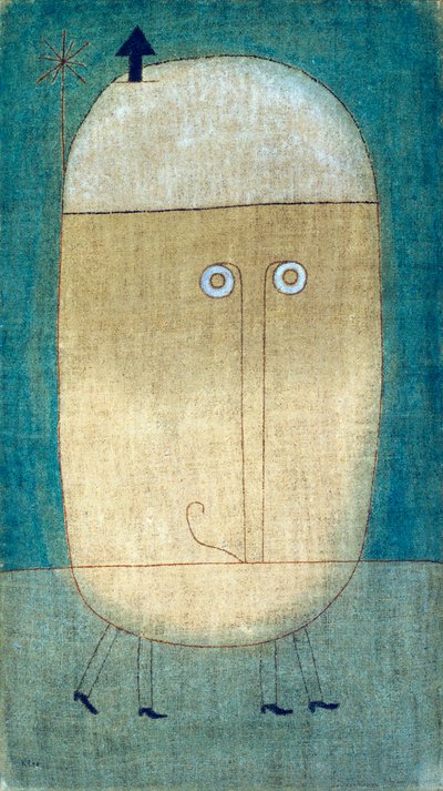 máscara de terror 作： Paul Klee