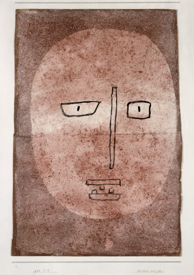 歯が3本あるマスク 作： Paul Klee