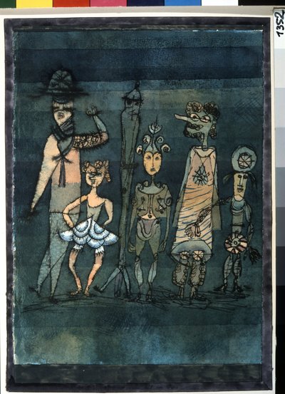 マスク。 パウル・クレー (1879-1940) の絵画 作： Paul Klee