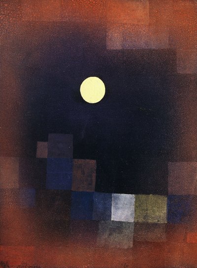 月の出; モンダウフガング 作： Paul Klee