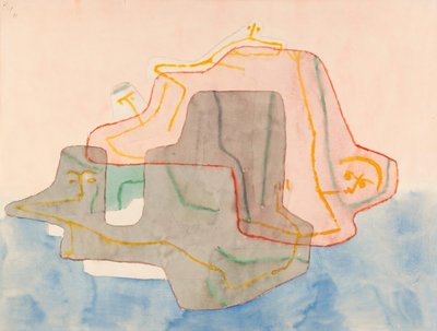 島の神話、1930 年。 作： Paul Klee