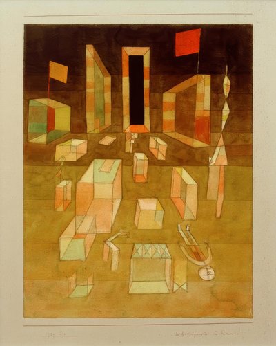 空間で構成されていません 作： Paul Klee