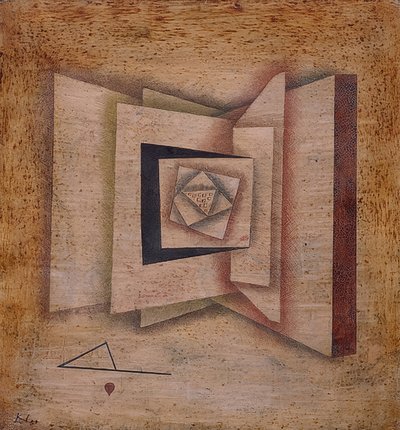 開いた本。 1930 作： Paul Klee