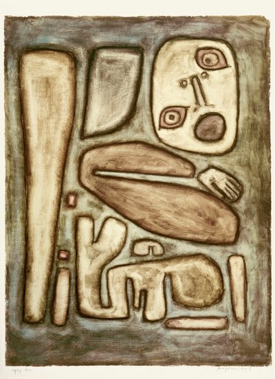 恐怖の発生、1939年。 作： Paul Klee