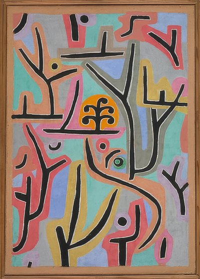 Park bei Lu。1938、129（J 9） 作： Paul Klee