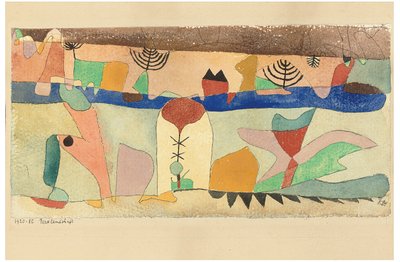 公園の風景 作： Paul Klee