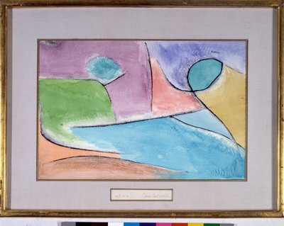 Parkland Shaft (akvarelli 作： Paul Klee