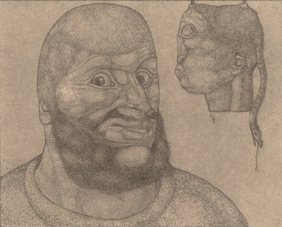 ペルセウス ウィットは悲しみに打ち勝った [ペルセウス-身体に対する脳の勝利]、1904年。 作： Paul Klee