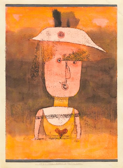 南部のP夫人の肖像 作： Paul Klee