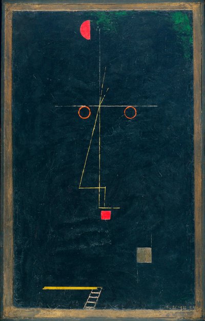 綱渡りの肖像画 作： Paul Klee