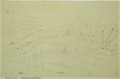 先史時代の植生 作： Paul Klee