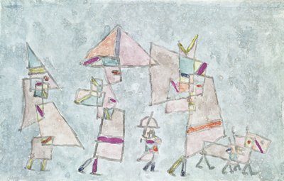 東洋の遊歩道 作： Paul Klee