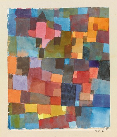 Huonearkkitehtuuri (kylmä-lämmin) 作： Paul Klee