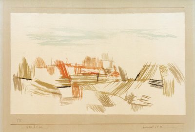 旅行写真3. H. 25 作： Paul Klee