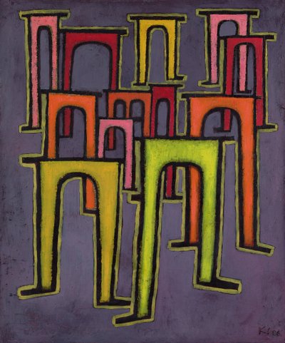 高架橋の革命 作： Paul Klee