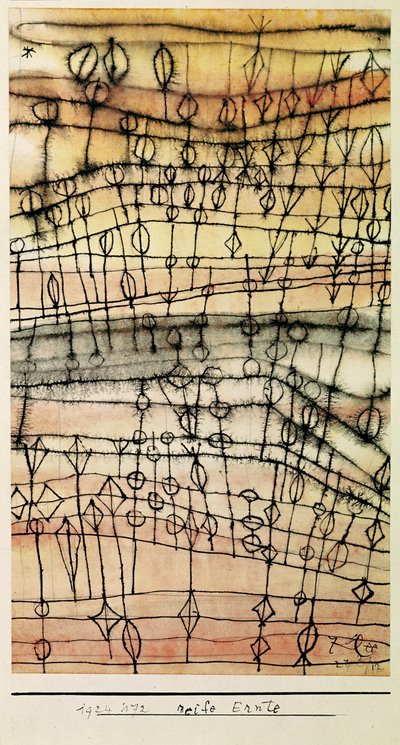 熟した収穫 作： Paul Klee