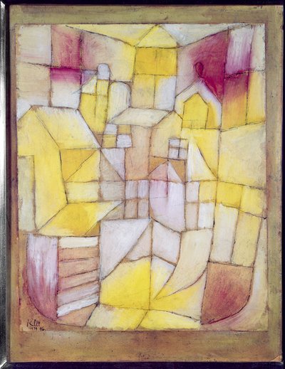 ピンクイエロー 作： Paul Klee