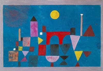 赤い橋。 1928 作： Paul Klee