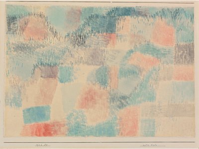 Rote Erde Red Earth、1926年。 作： Paul Klee