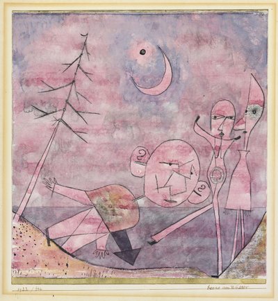 水のシーン 作： Paul Klee