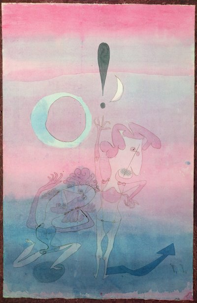 バレエ「偽りの誓い」の一場面 作： Paul Klee