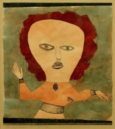 女性俳優 作： Paul Klee