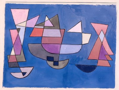 帆船。 1927、225 作： Paul Klee