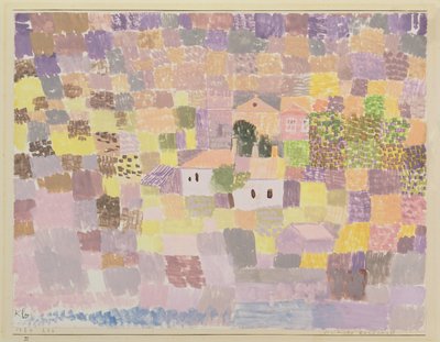 シチリアの風景 作： Paul Klee