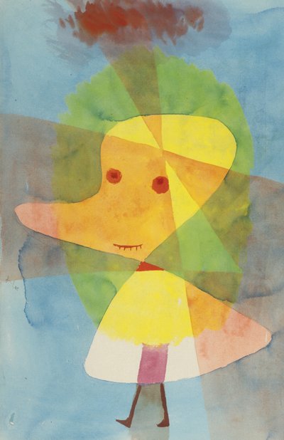 小さな庭の幽霊 作： Paul Klee