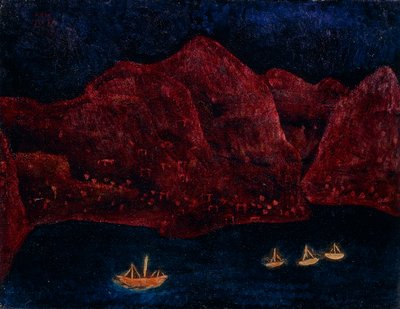 南海岸の夕べ 作： Paul Klee