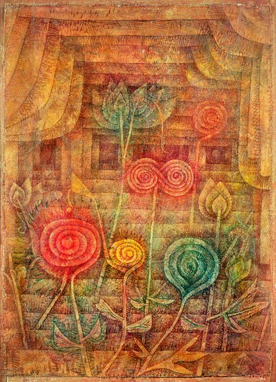 スパイラルフラワー 作： Paul Klee
