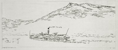 雷海の蒸気船 作： Paul Klee