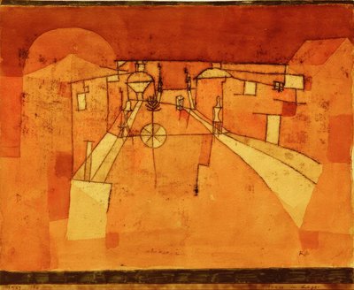 倉庫内の通り 作： Paul Klee