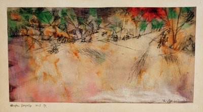 道路支店 作： Paul Klee