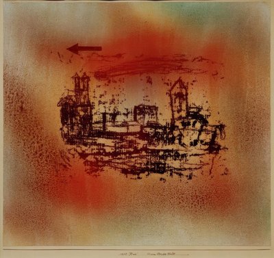 街の嵐 作： Paul Klee