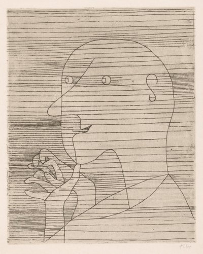 計算するオヤジ 作： Paul Klee