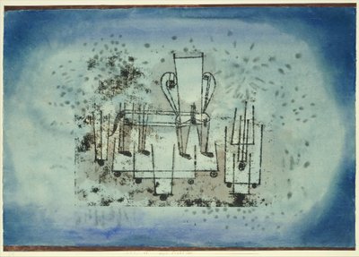 椅子の動物 作： Paul Klee