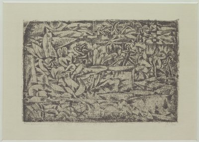 情熱の庭 作： Paul Klee
