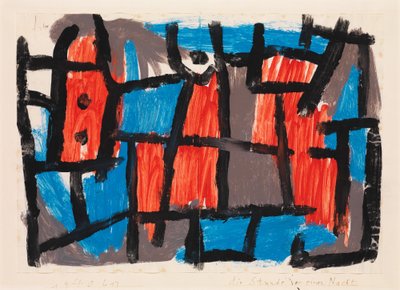 ある夜の前の時間 作： Paul Klee