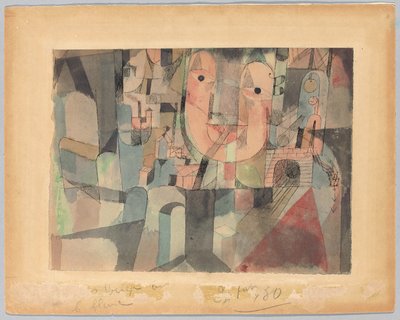 旅行の男; 旅のひと 作： Paul Klee